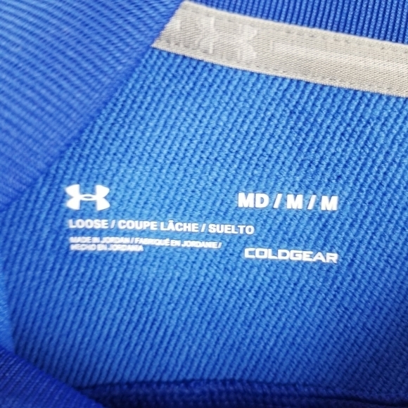 Under Armour ColdGear Women's Blue Zip Front Jacket Sweatshirt NWT - Picture 3 of 16